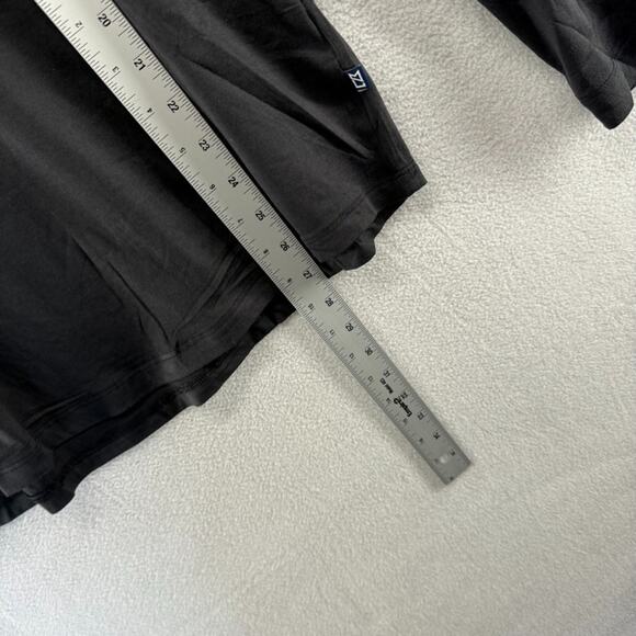 Kanas State University Hoodie Men's large Black Retro Tech Lightweight Logo NEW - Picture 3 of 8